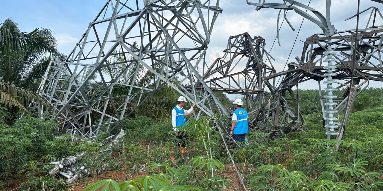 Upaya Perbaikan Dikebut Setelah 12 Tower Transmisi Rusak