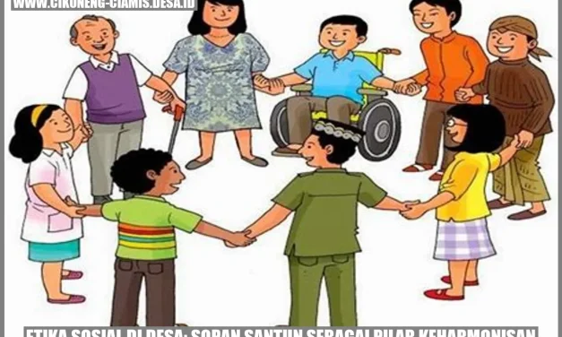 Etika Kehidupan: Pentingnya Menjaga Sikap Di Lingkungan Sosial